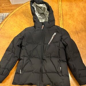 Spyder Black Puffer Ski/Snowboard Jacket